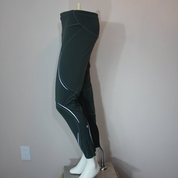Lululemon High-Rise Reflective In Smoked Spruce Leggings size 10 - Picture 7 of 8